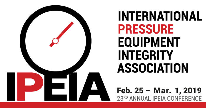 2019 International Pressue Equipment Integrity Association (IPEIA) Conference